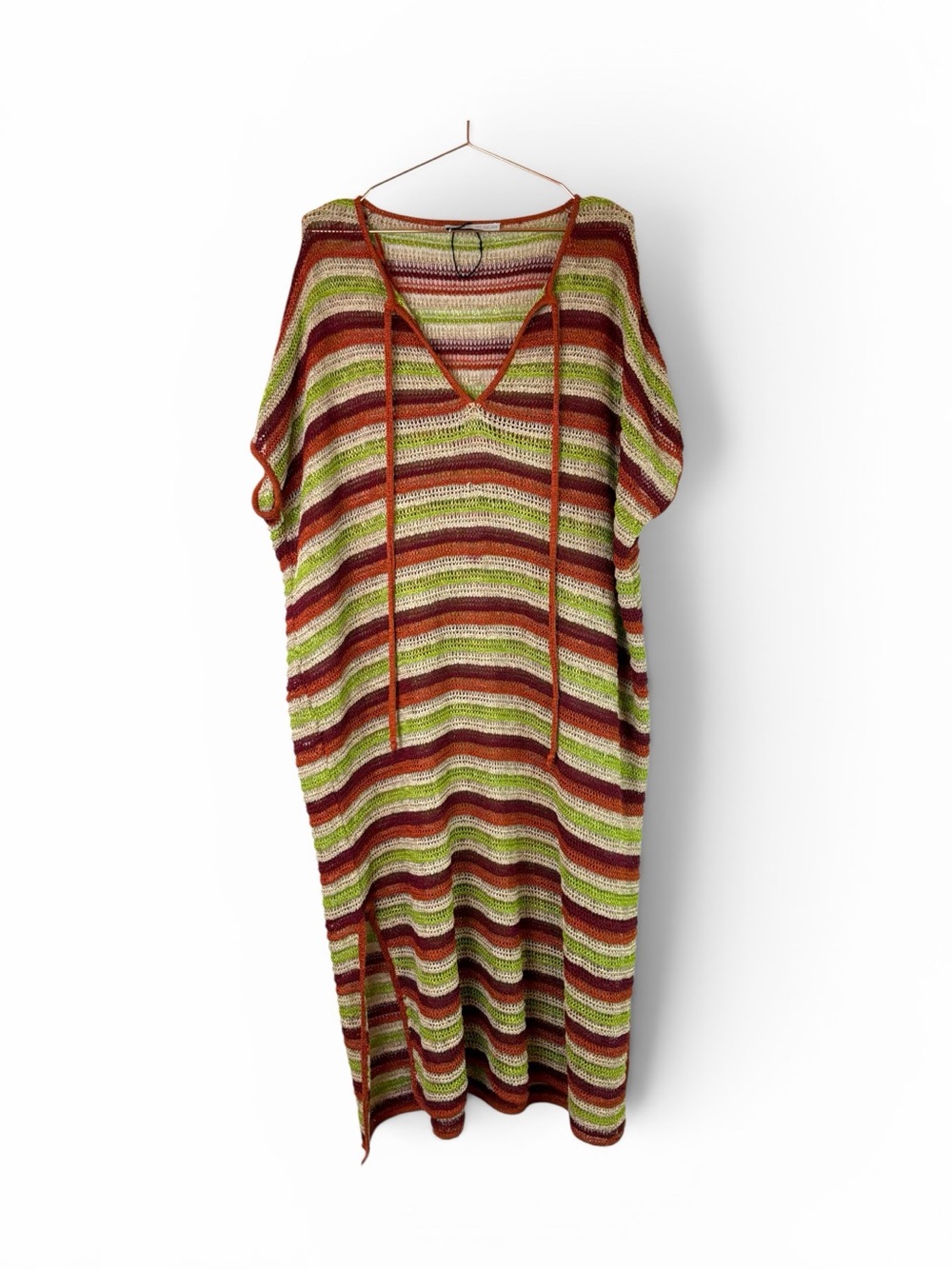 Zara Knit Tunic Dress Kaftan Small